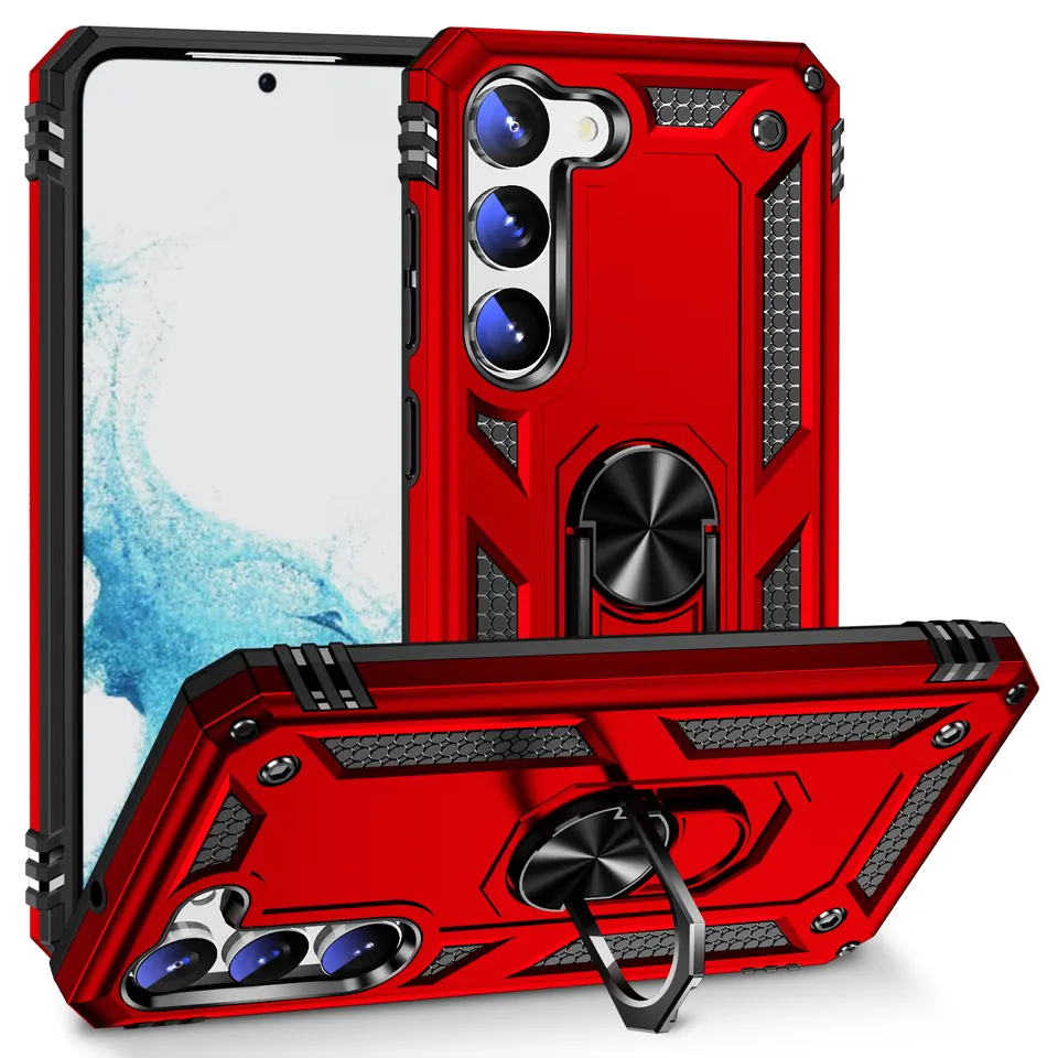Coque hybride à anneau pour Samsung Galaxy S24 Plus / S25 Plus Coque hybride à anneau pour Samsung Galaxy S24 Plus / S25 Plus